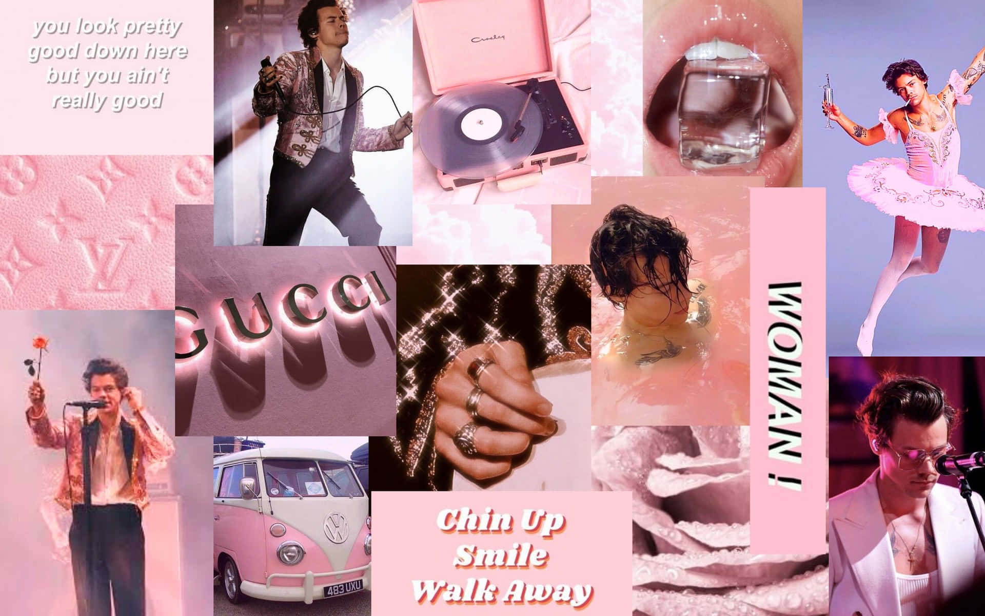 Harry Styles Collage Wallpaper