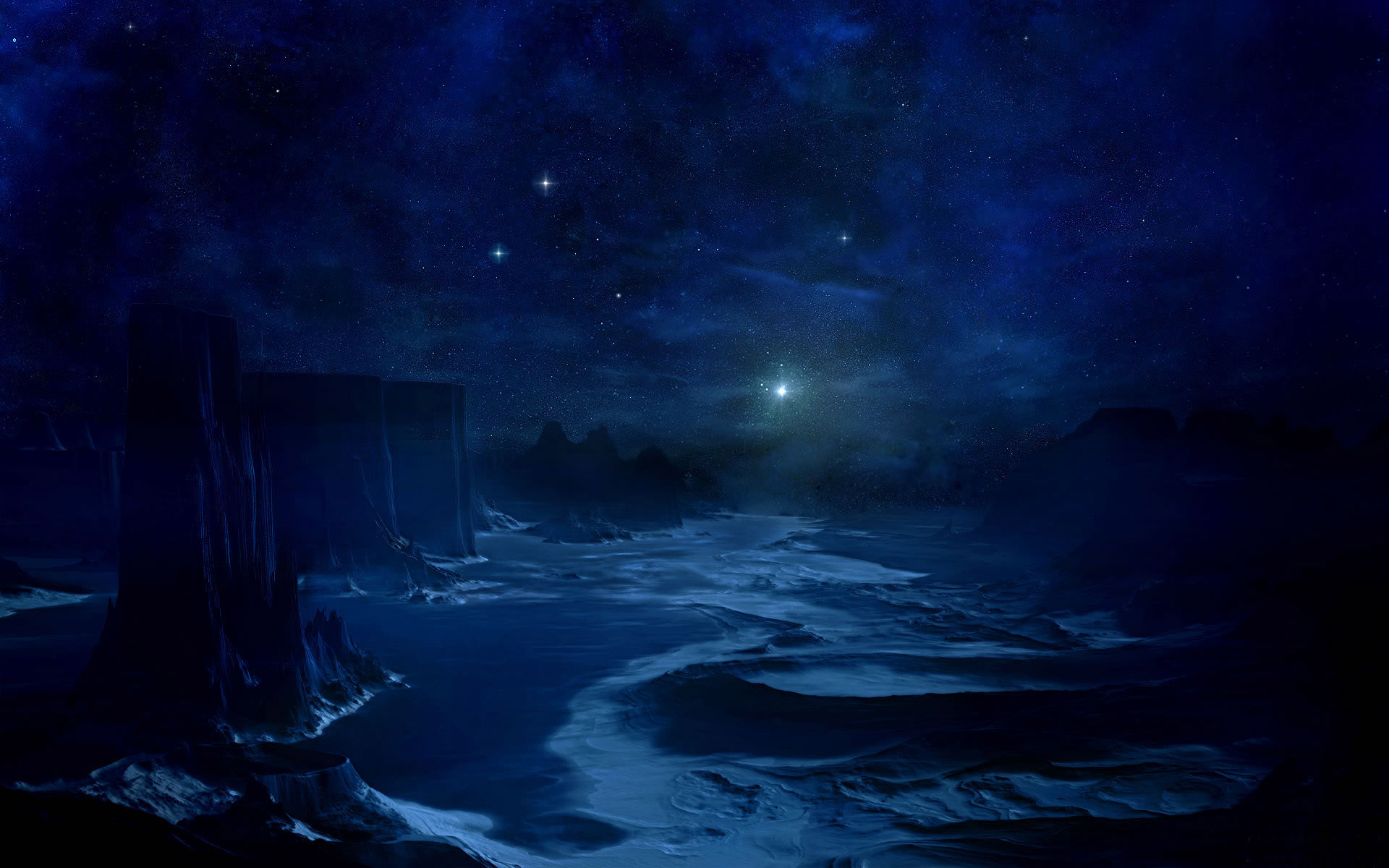 Sci Fi Landscape HD Wallpaper