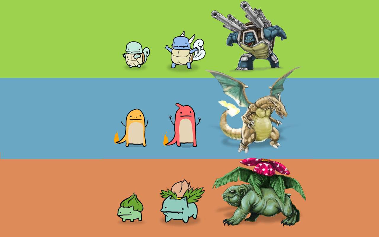 The Pokemon Anime Wallpaper Titled Evolution