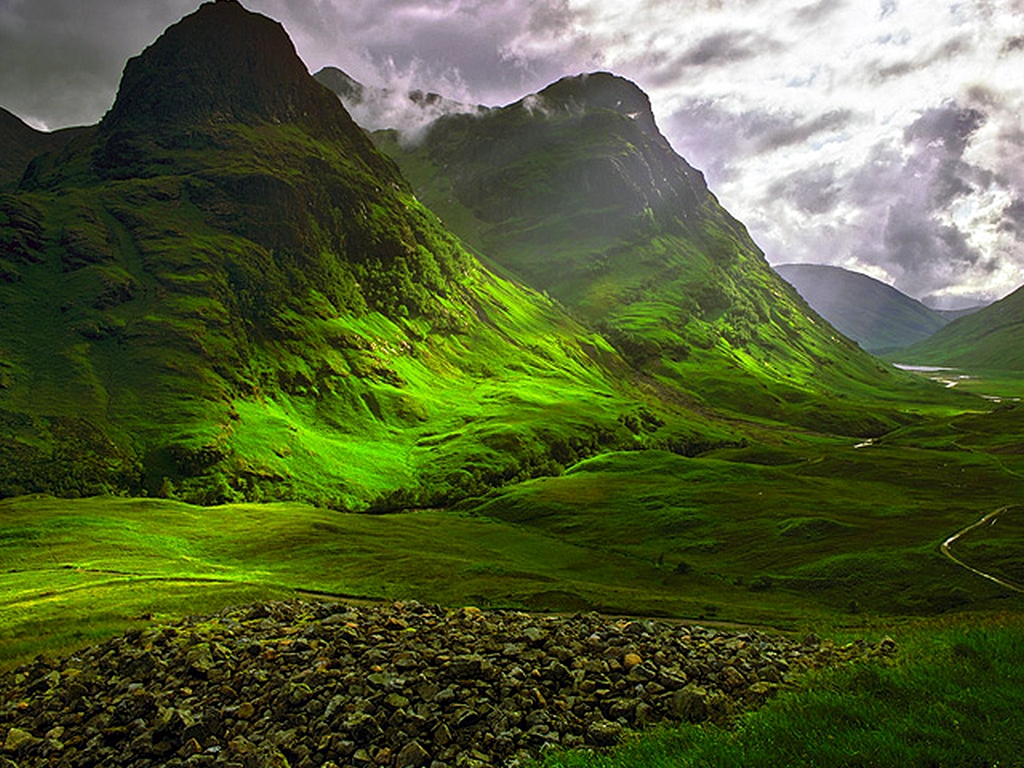 Scottish Highland Wallpaper