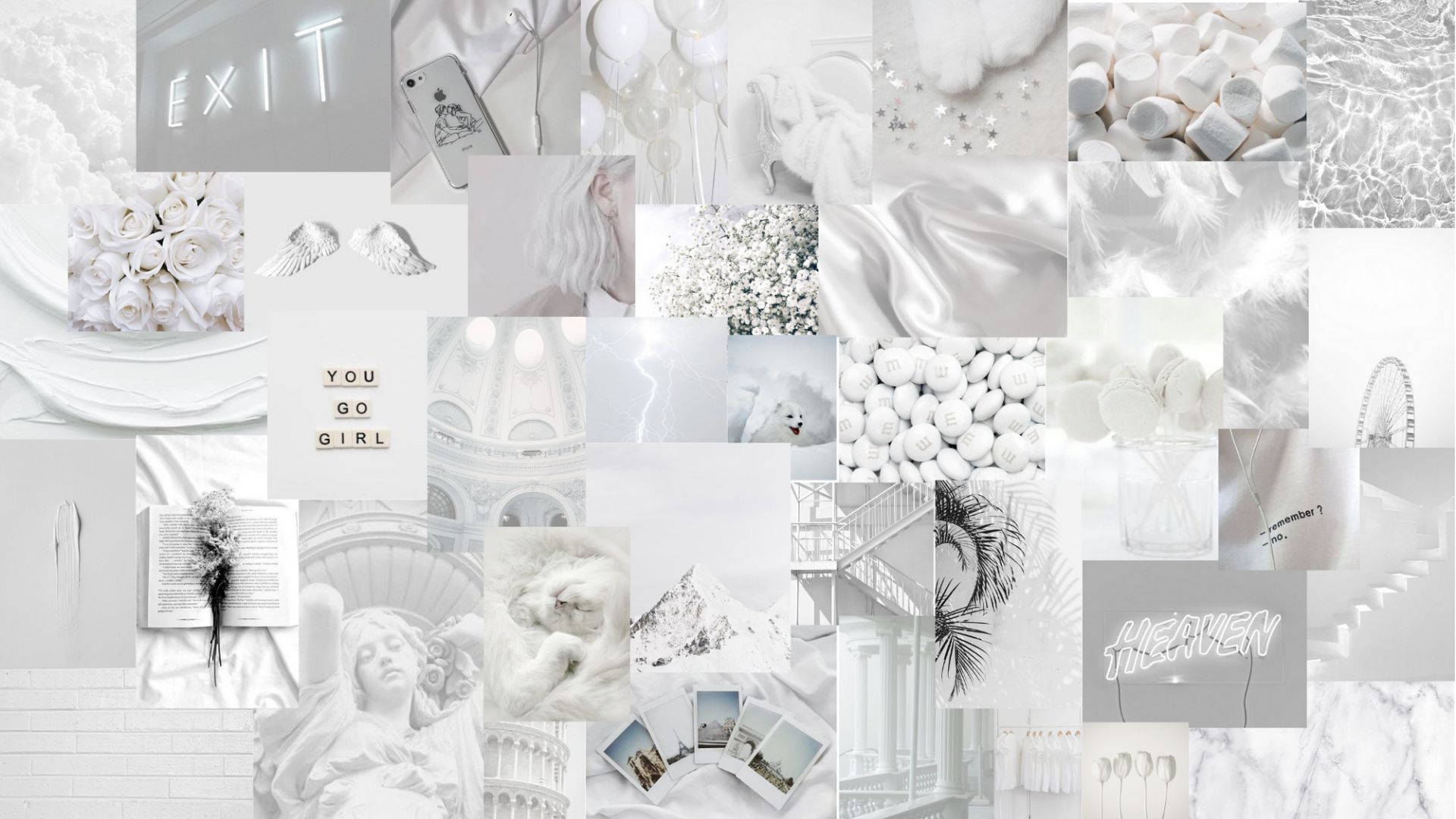 Aesthetic White Wallpaper