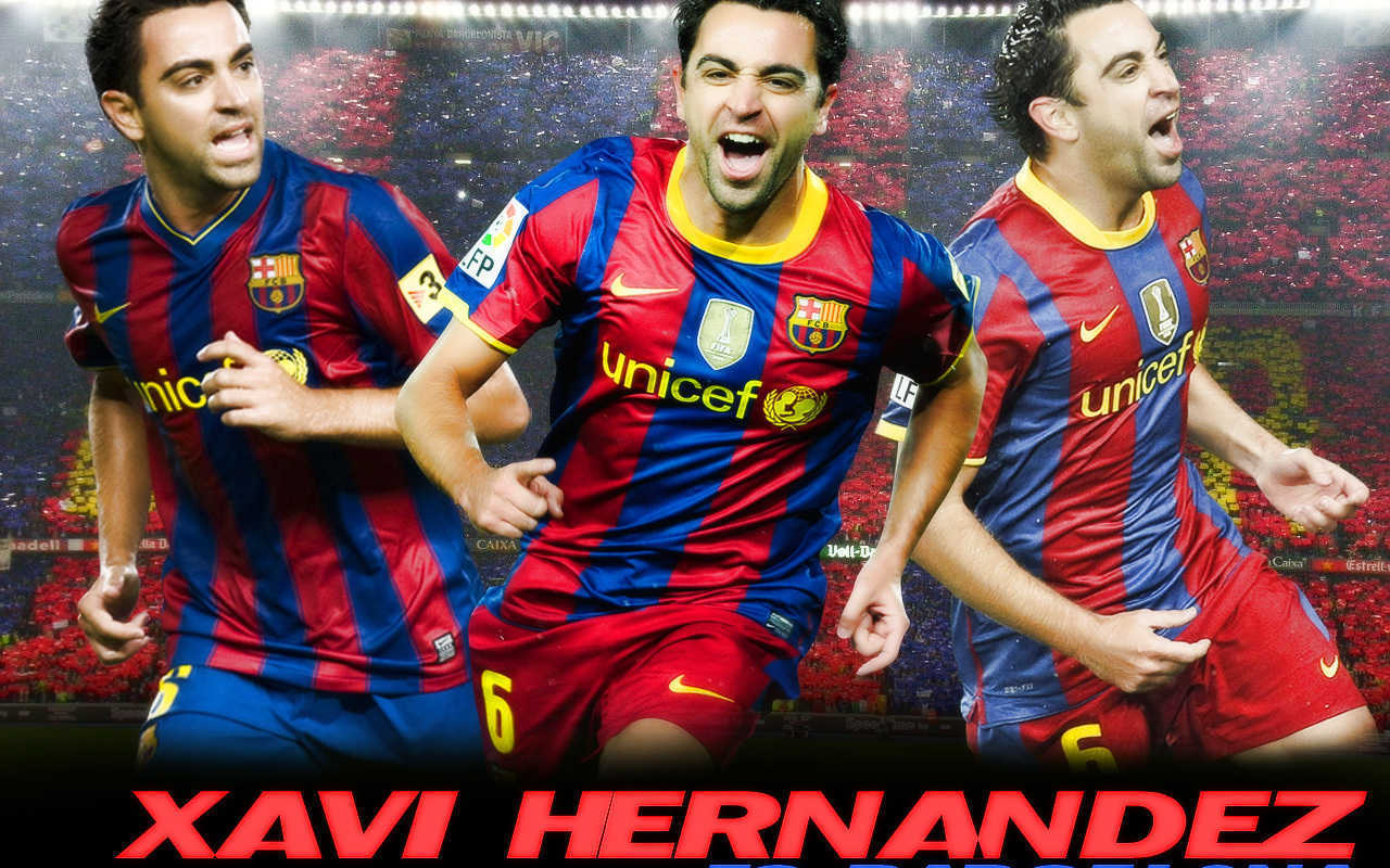 Football Xavi Hernandez HD Wallpaper