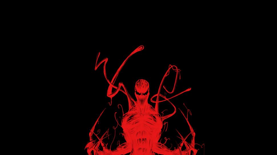Spider Man Marvel Carnage Black Red HD Wallpaper Anime