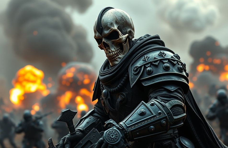 Skull Soldier Wallpaper HD