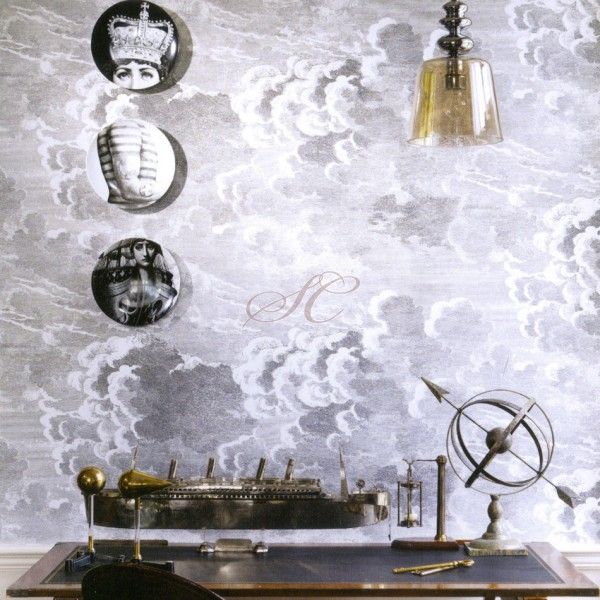 Cole And Son Wallpaper Fornasetti Ii Collection Nuvolette