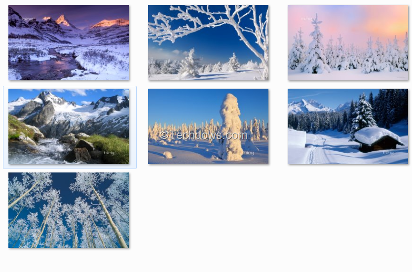 Bing Winter Pack Thumb Wallpaper And Screensaver