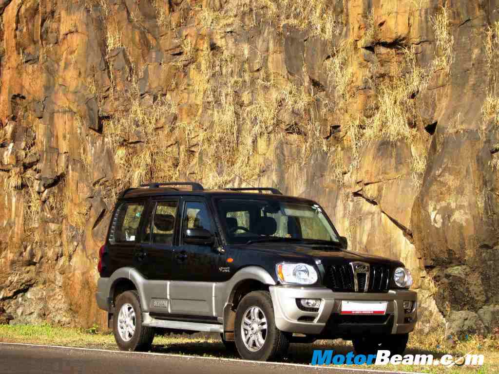 Hd Wallpaper Mahindra Scorpio Black