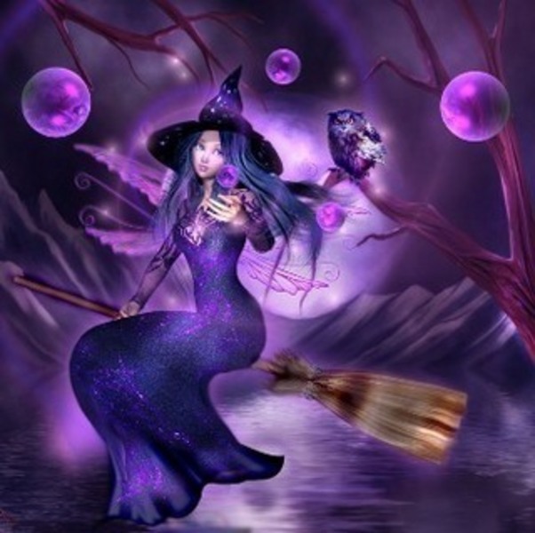 All Purple Fairy Witch Background Image Pics Ments