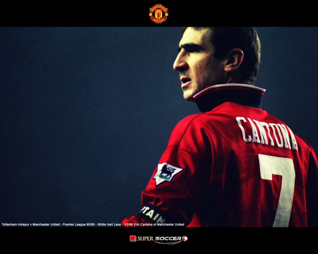 Eric Cantona Manchester United Wallpaper HD Voetbal