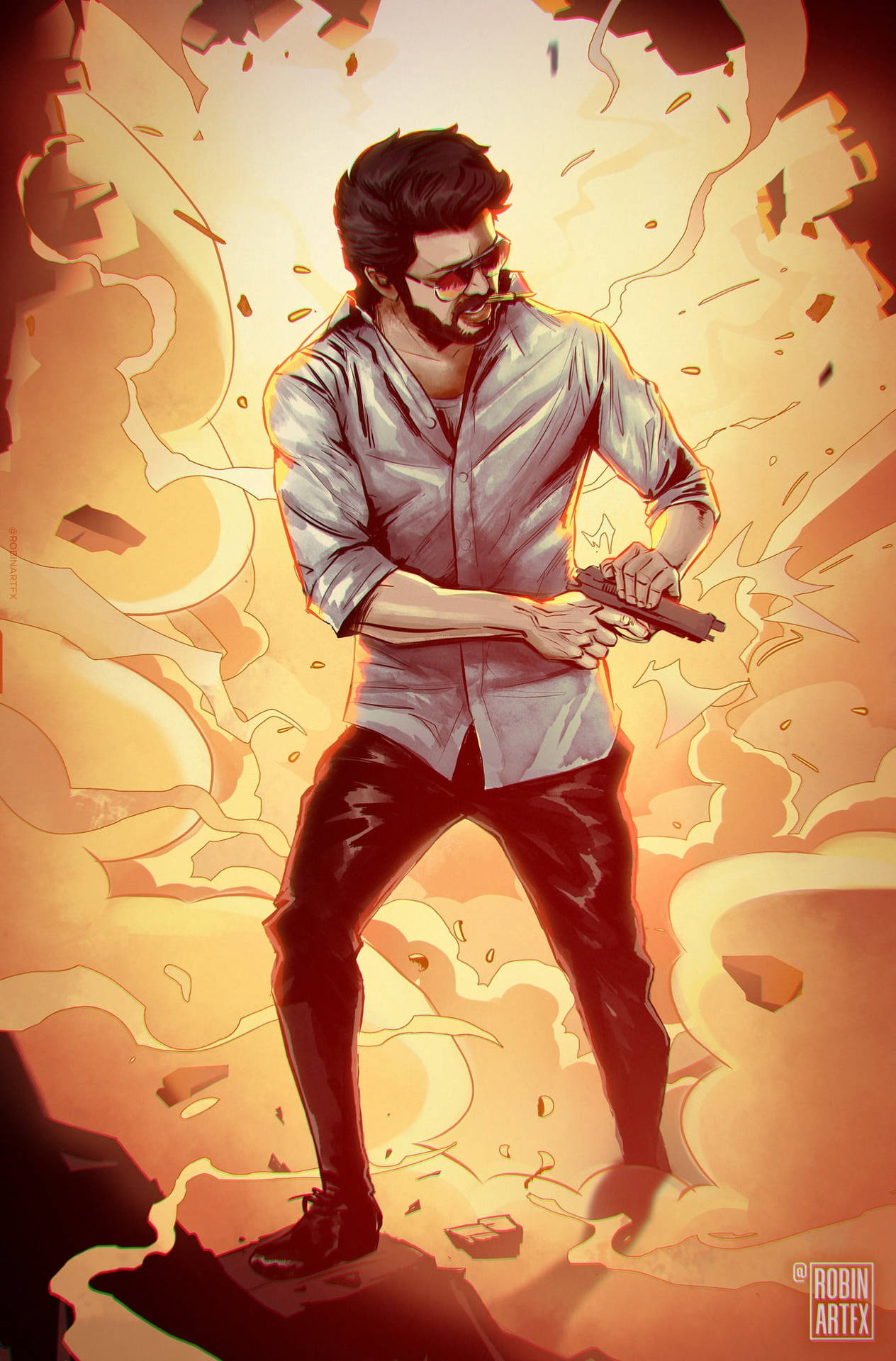 Master Vijay HD Wallpaper