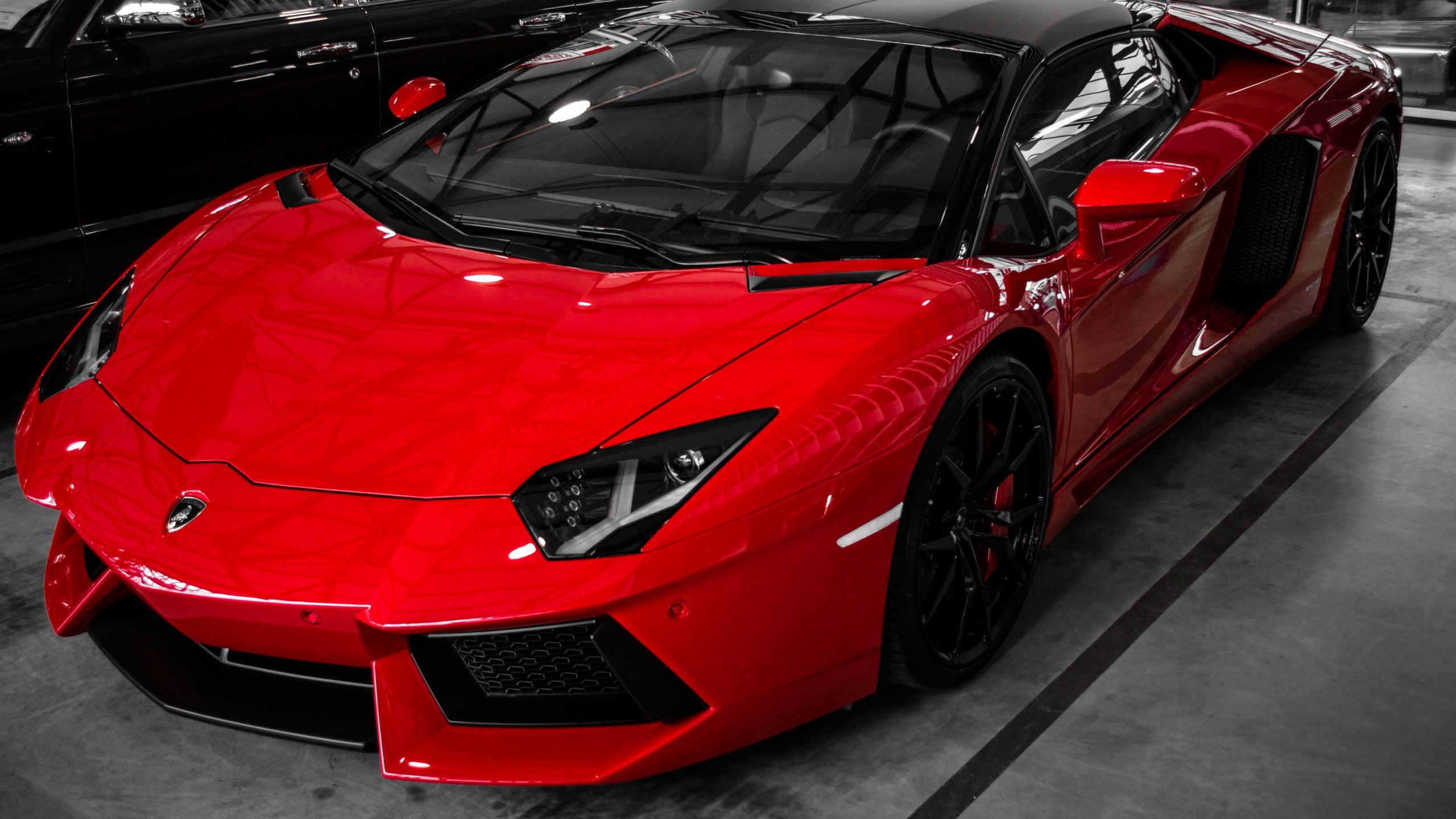 Red Lamborghini Aventador HD Wallpaper For Channel