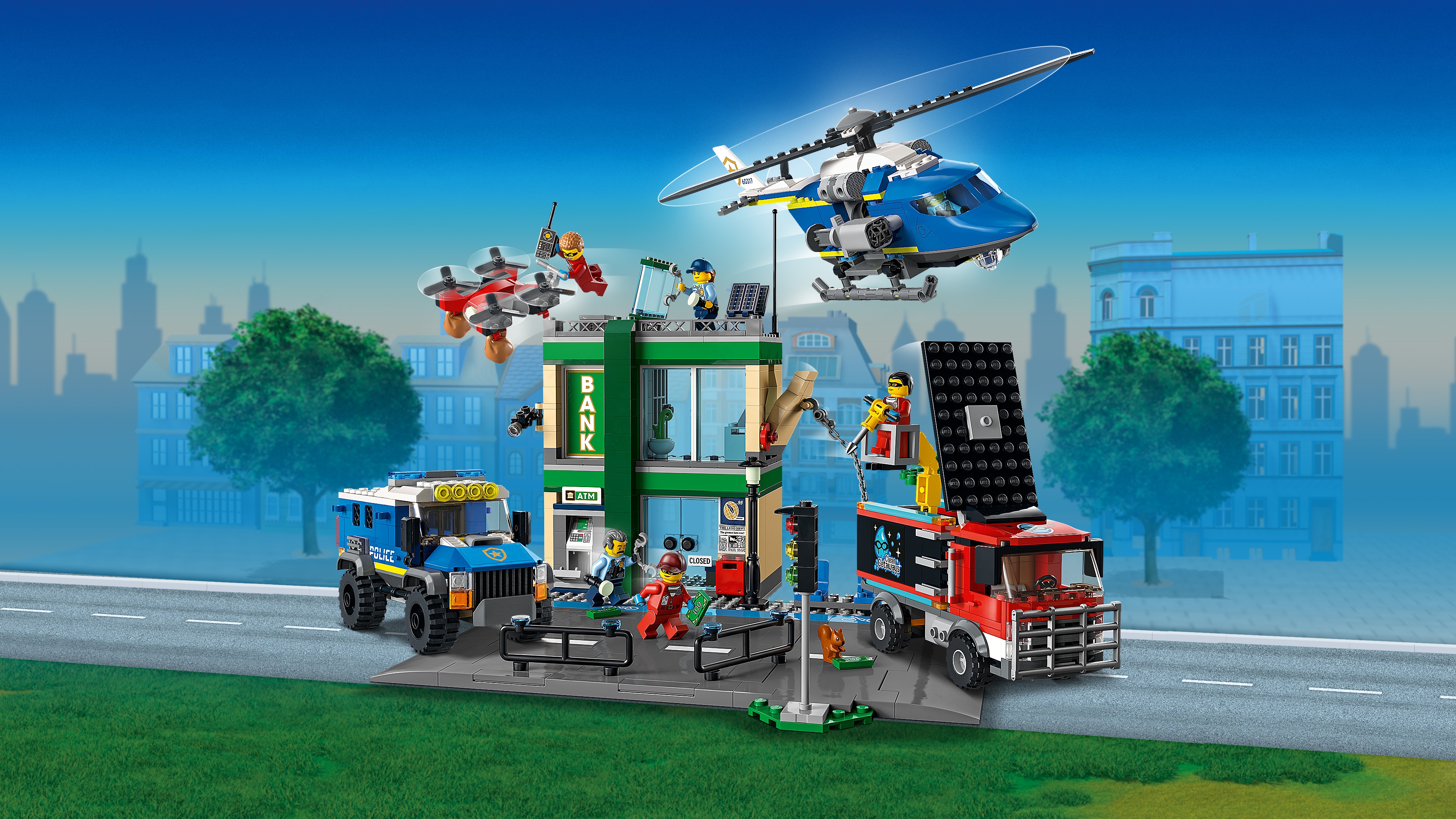 Police Chase At The Bank Lego City Sets For Kids