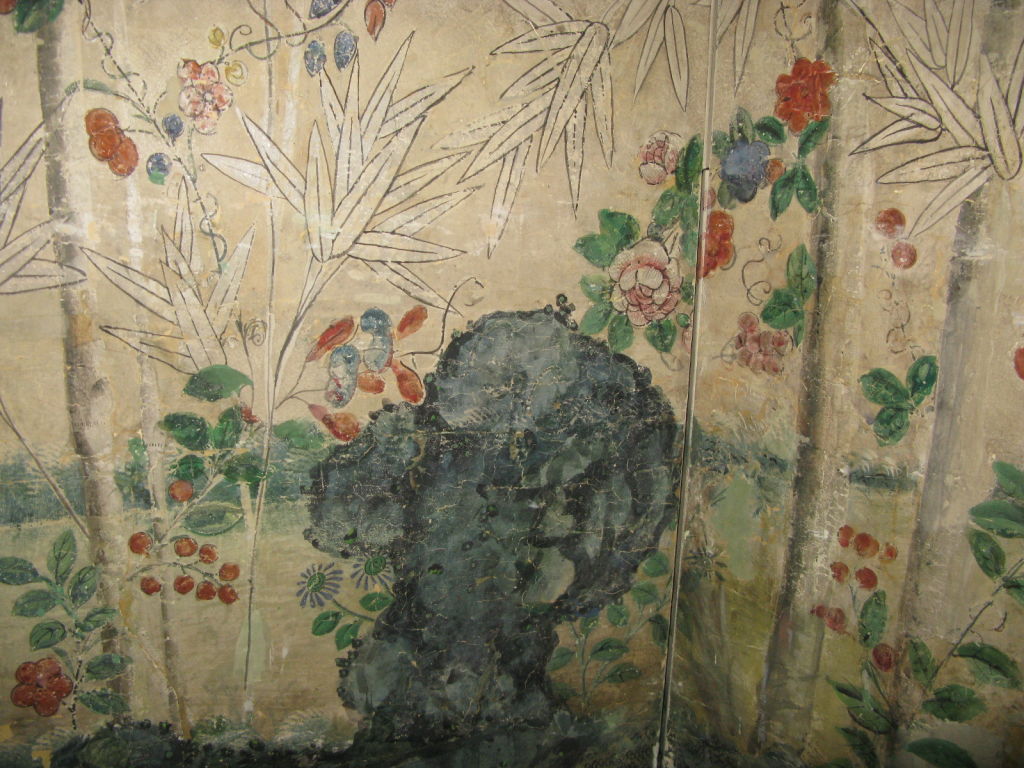 18th Century Chinese Wallpaper Screen At 1stdibs