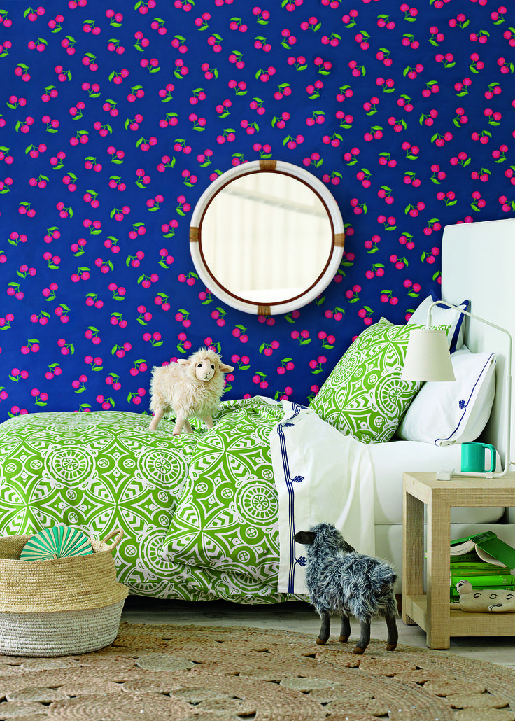 Adorable Duvet Is New Spring Serena Lily And Cherry Wallpaper To