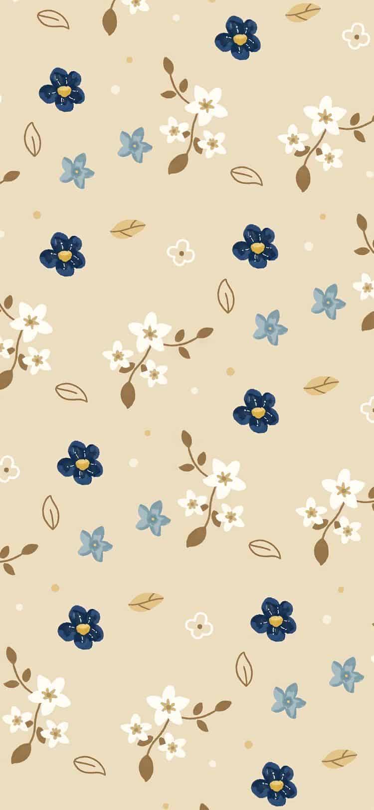 Minimalist Aesthetic Flower Wallpaper