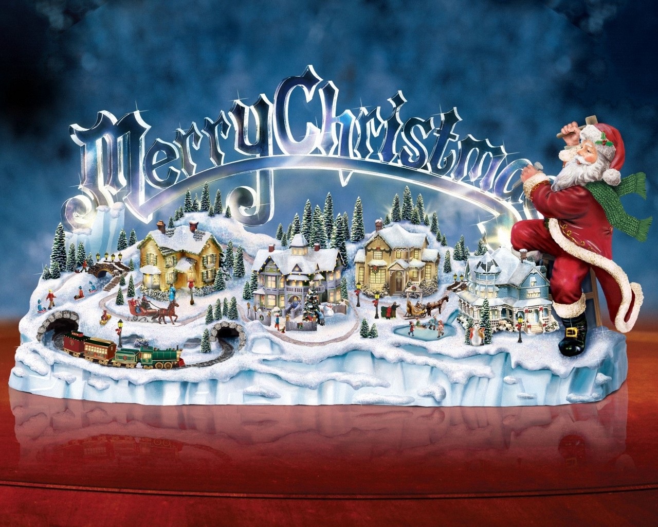 Thomas Kinkade Desktop Wallpaper Christmas - WallpaperSafari