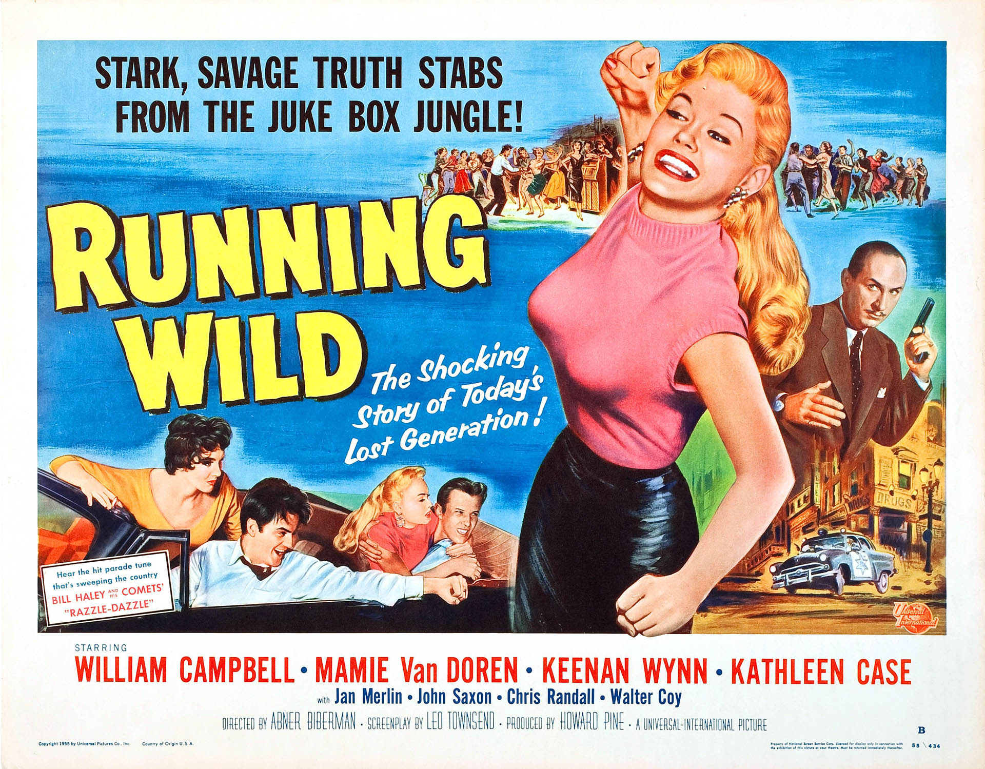 Running Wild Juvenile Delinquent B Movie Posters