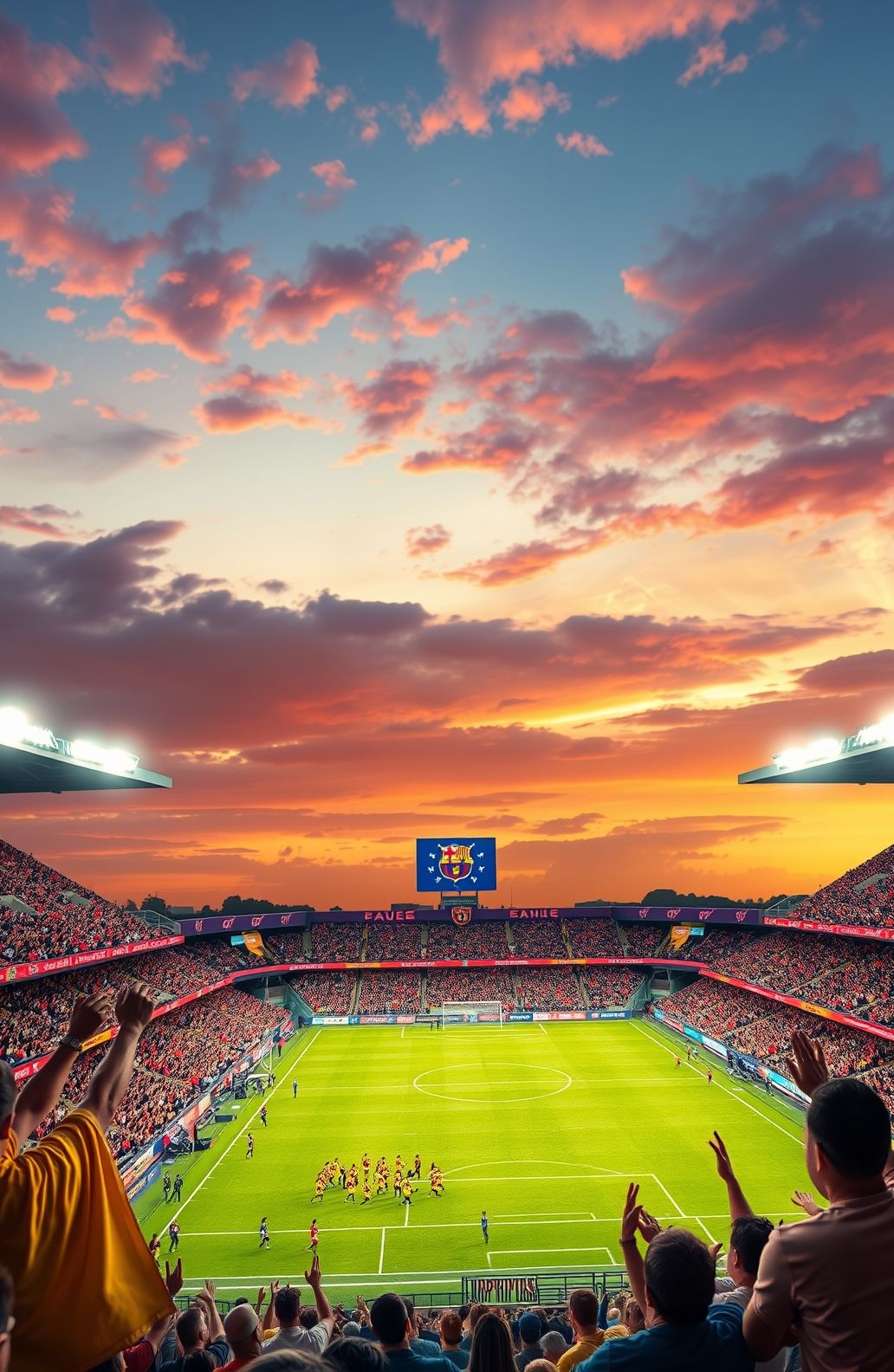 Football Stadium Background