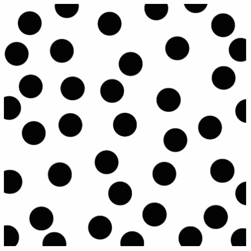Black And White Dalmatian Spot Pattern Photo Sculptures