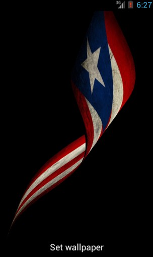 Black Puerto Rican Flag Wallpaper
