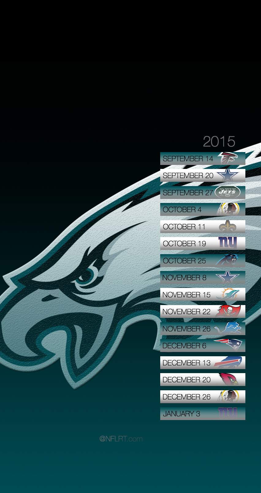 Nfl Schedule Wallpaper Of Nflrt