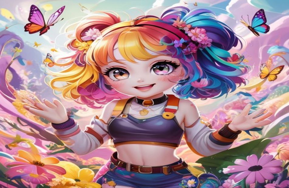 Cute Anime Girls Wallpaper