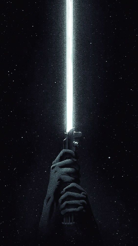 White Lightsaber Wallpaper Star Wars Background