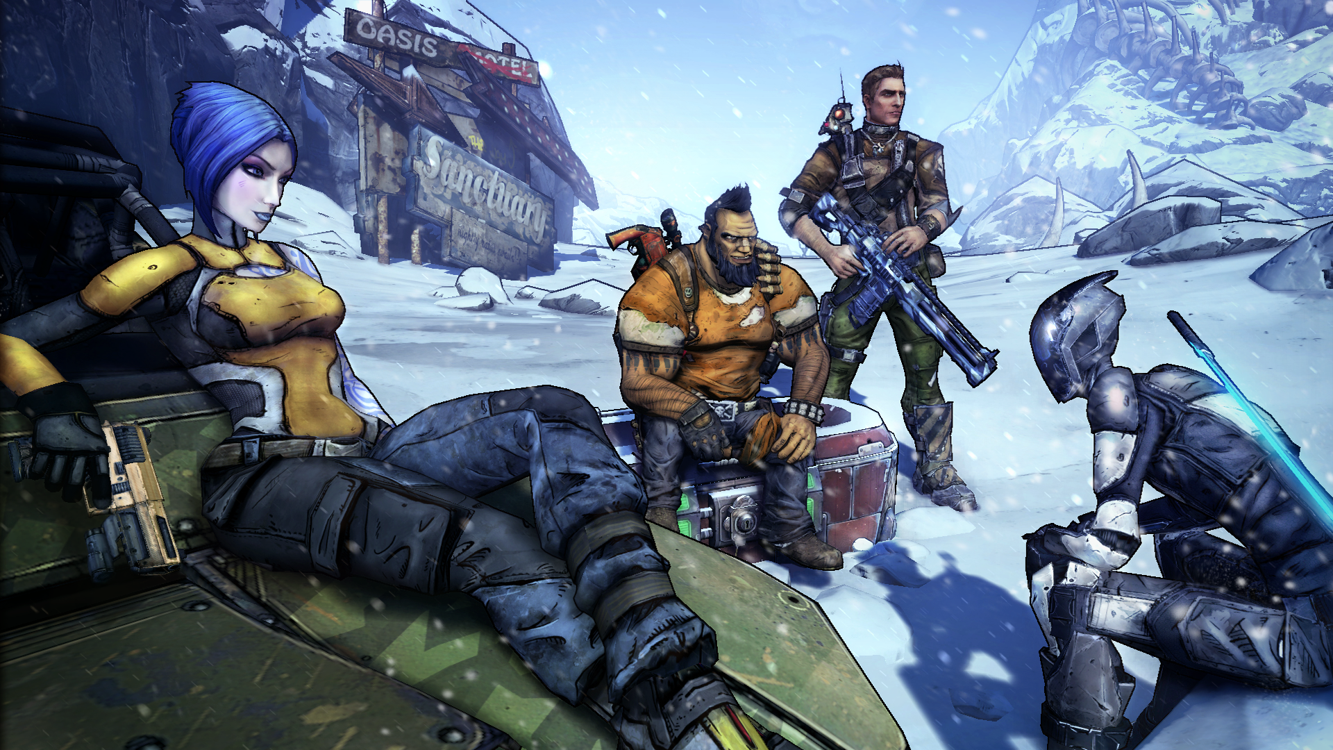 Borderlands Desktop Wallpaper Of Video Game