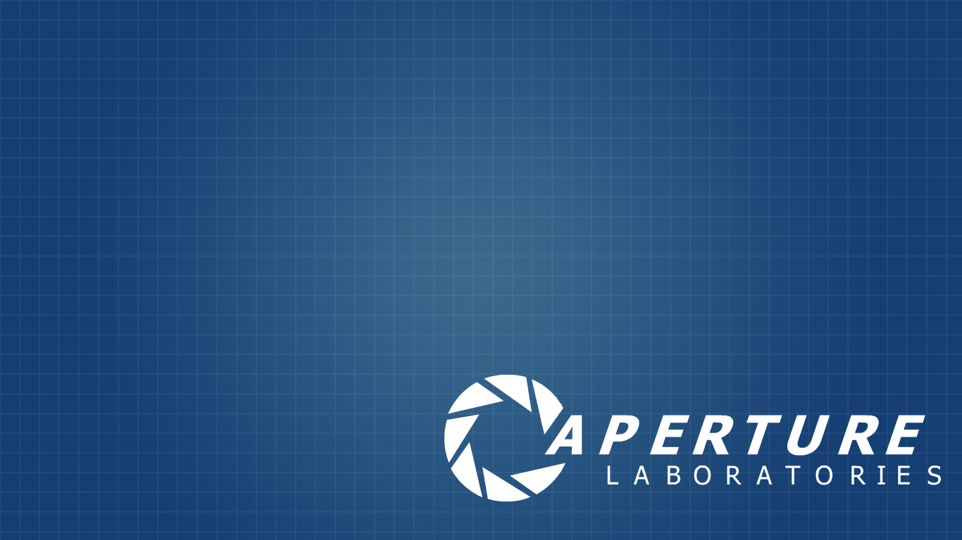 Aperture Science Logo Wallpaper On