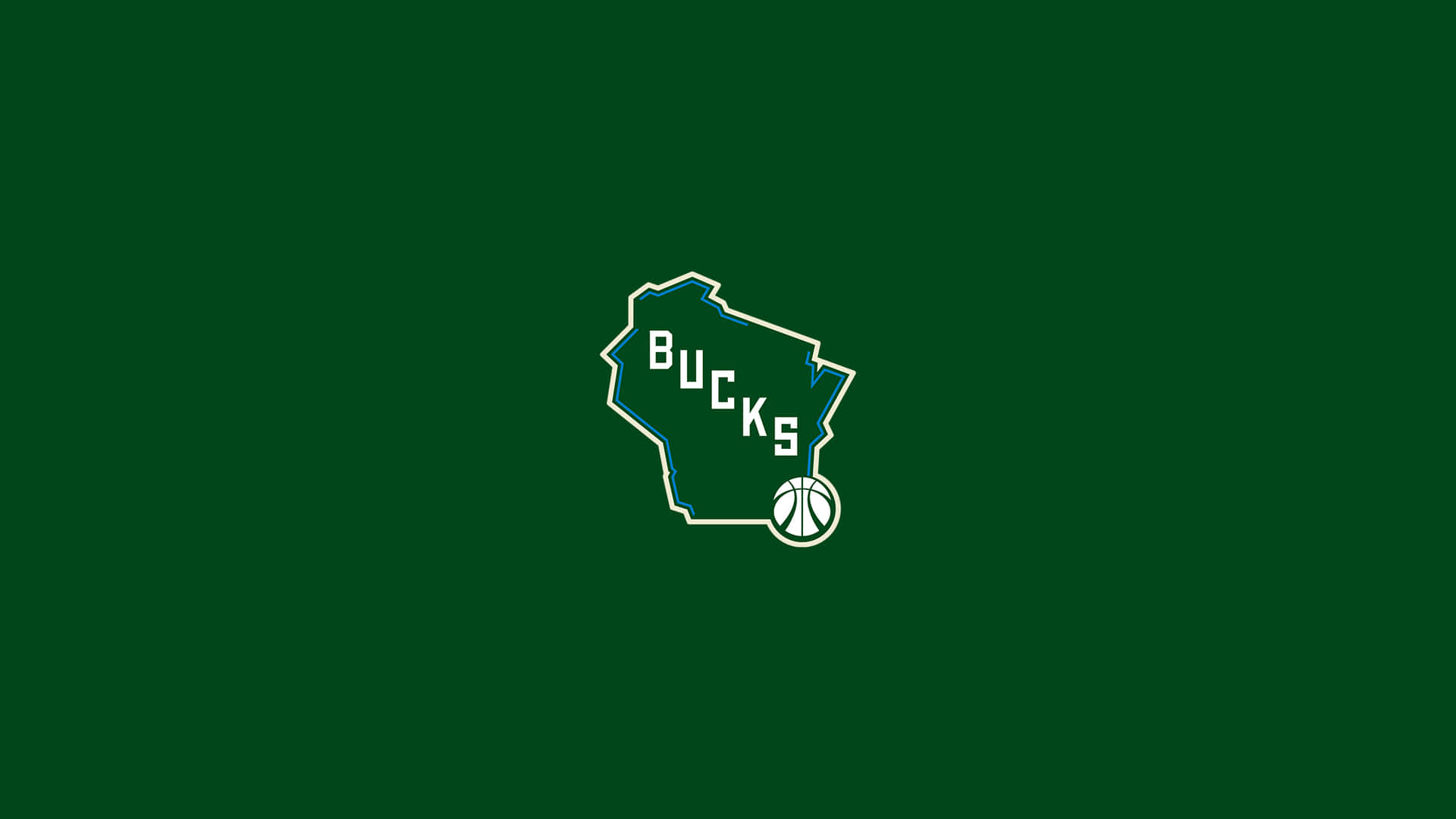 The Official Logo Of Milwaukee Bucks Wallpaper