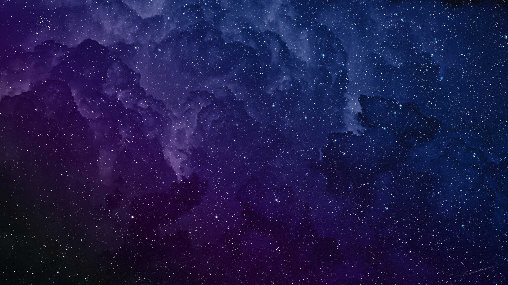 A breathtaking nebula in shades of purple and blue, dotted with countless stars. Perfect for a cosmic Xbox background