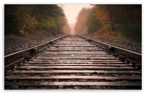Railroad Tracks HD Wallpaper For Standard Fullscreen Uxga Xga