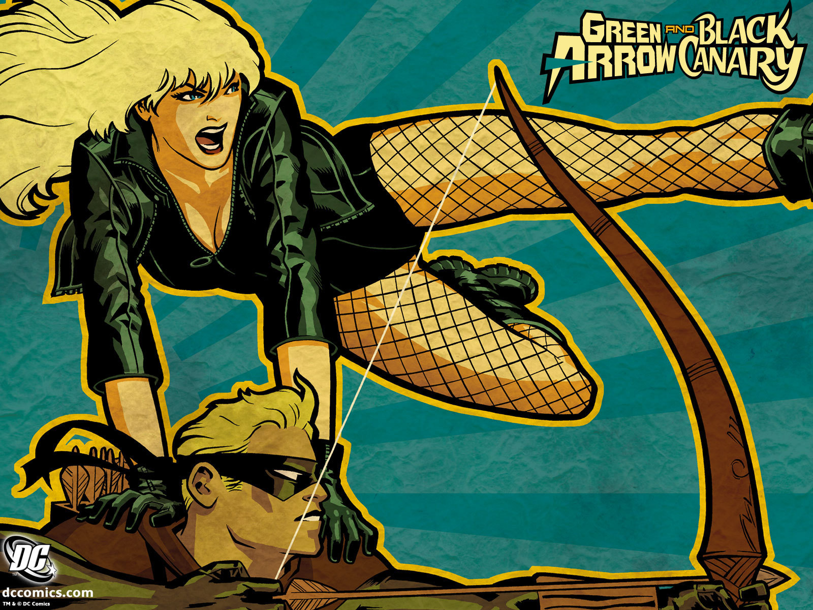 Green Arrow Black Canary Dc Ics Wallpaper