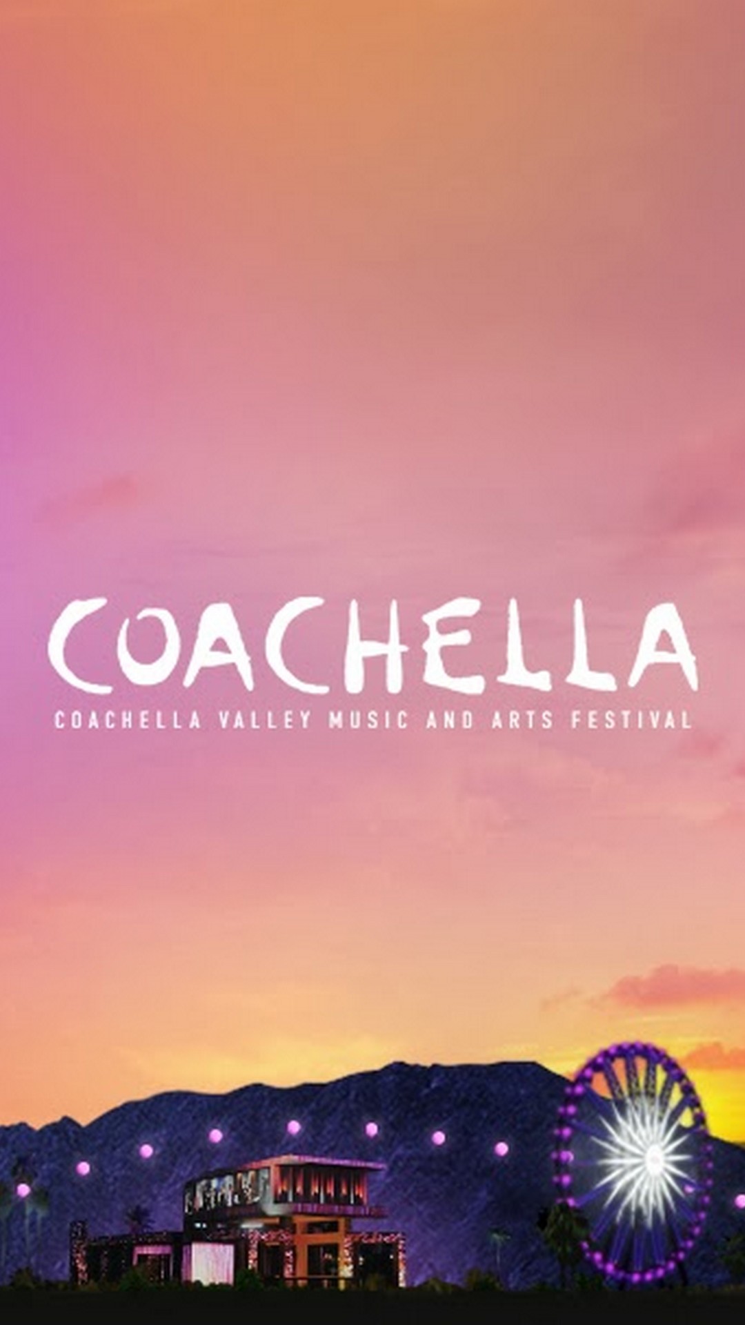 Coachella Wallpaper For iPhone 3d