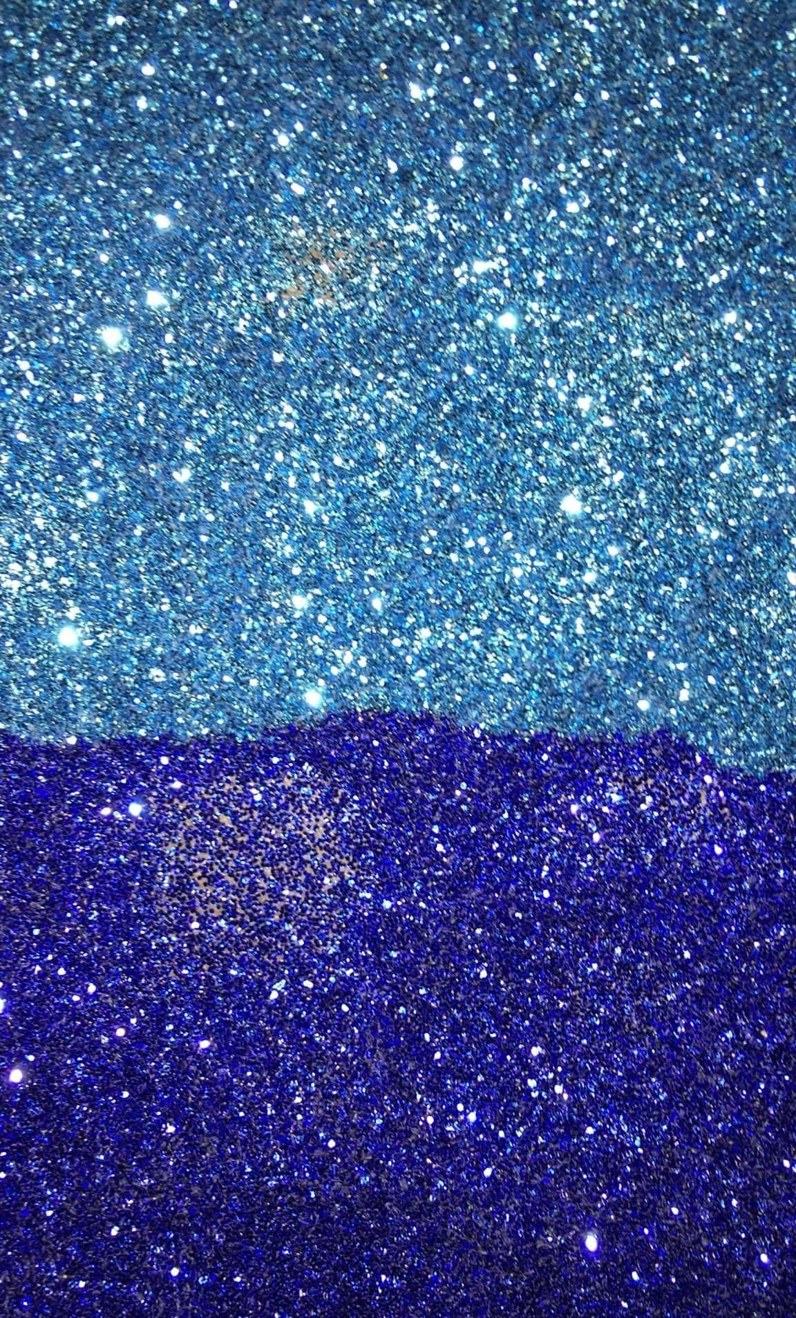 Magnificent Blue Glitter Background Wallpaper
