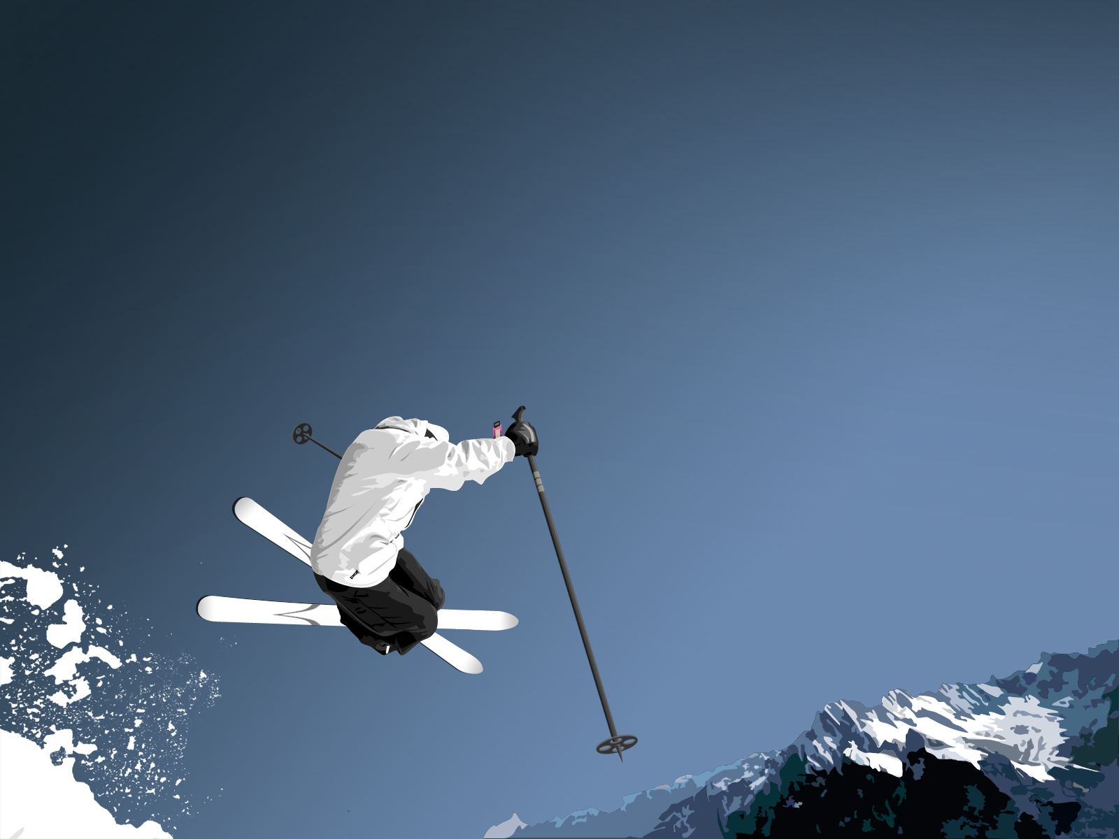 Ski Jump Desktop Pc And Mac Wallpaper