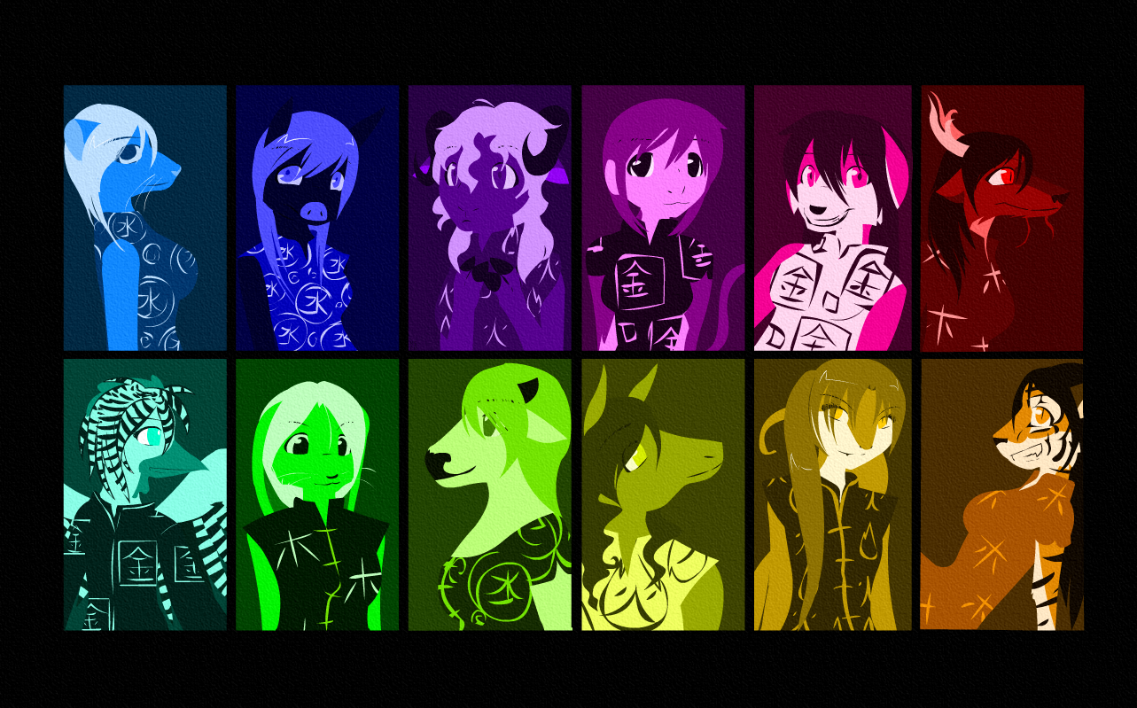 Chinese Zodiac wallpaper by Exploding Zombies on deviantART