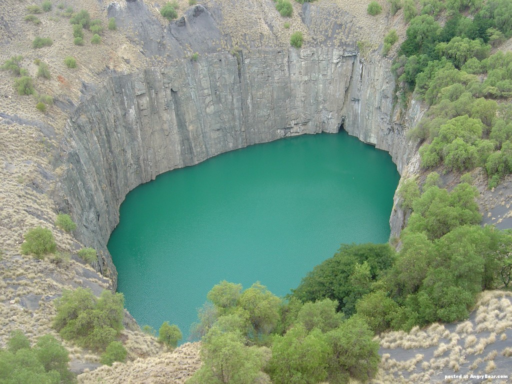In South Africa Open Pit Main Attraction Kimberley