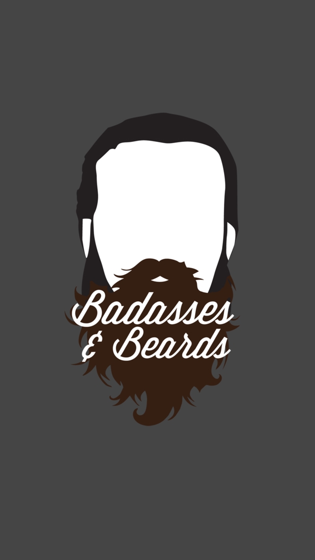 Badasses And Beards The Iphone Wallpaper