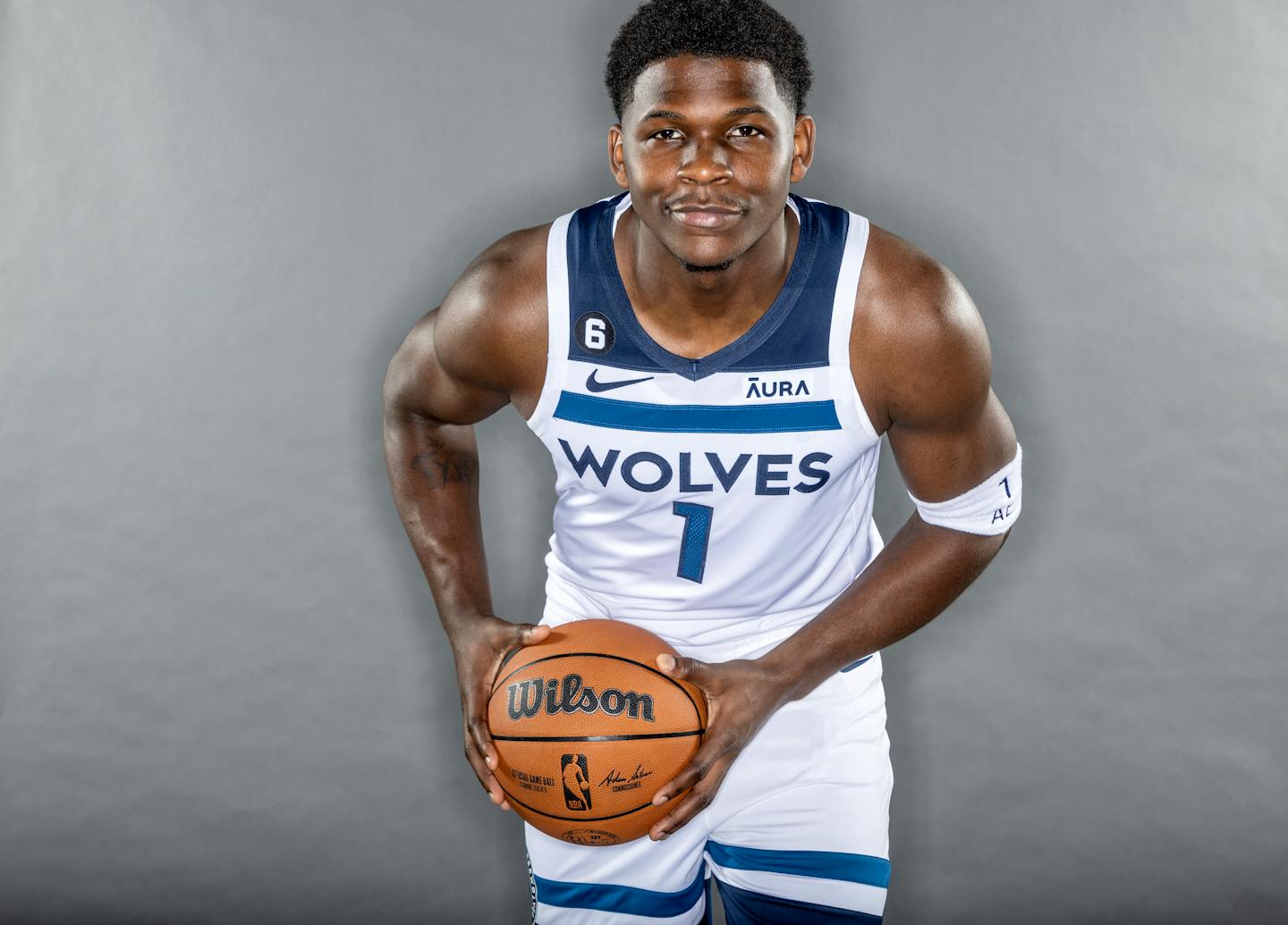 Timberwolves Anthony Edwards Enters Pivotal Third Season In Nba Wallpaper