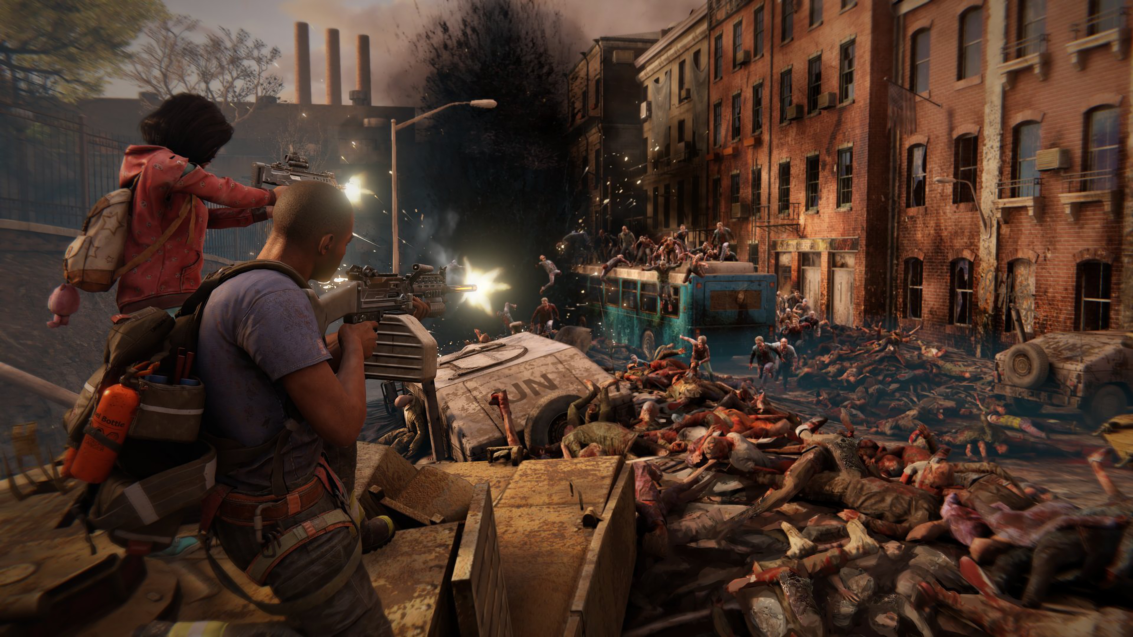 World War Z Zombie Hordes Shooting 4k
