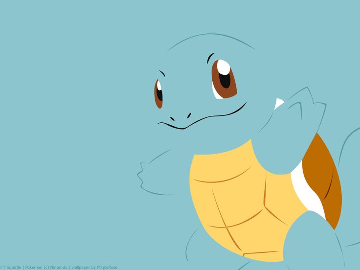 Squirtle Pok Mon Minimal Wallpaper By Maplerose