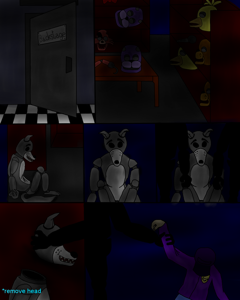 FNAF Live Among Them Ch1 Page 3 by longlostlive 800x1000
