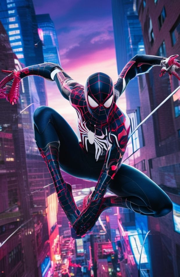 Black Spiderman Wallpaper