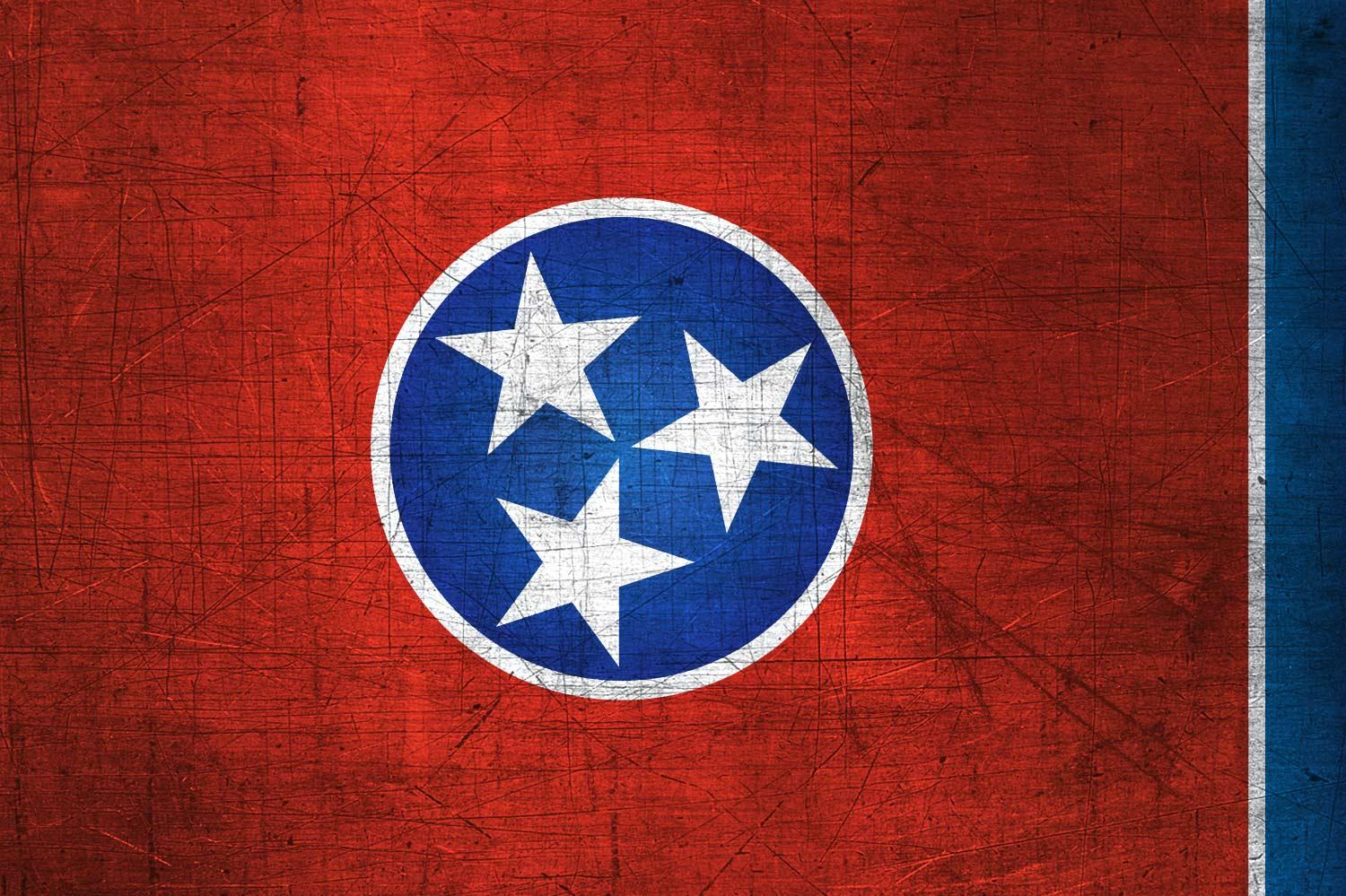 Tennessean Flag Metal Of Tennessee It For