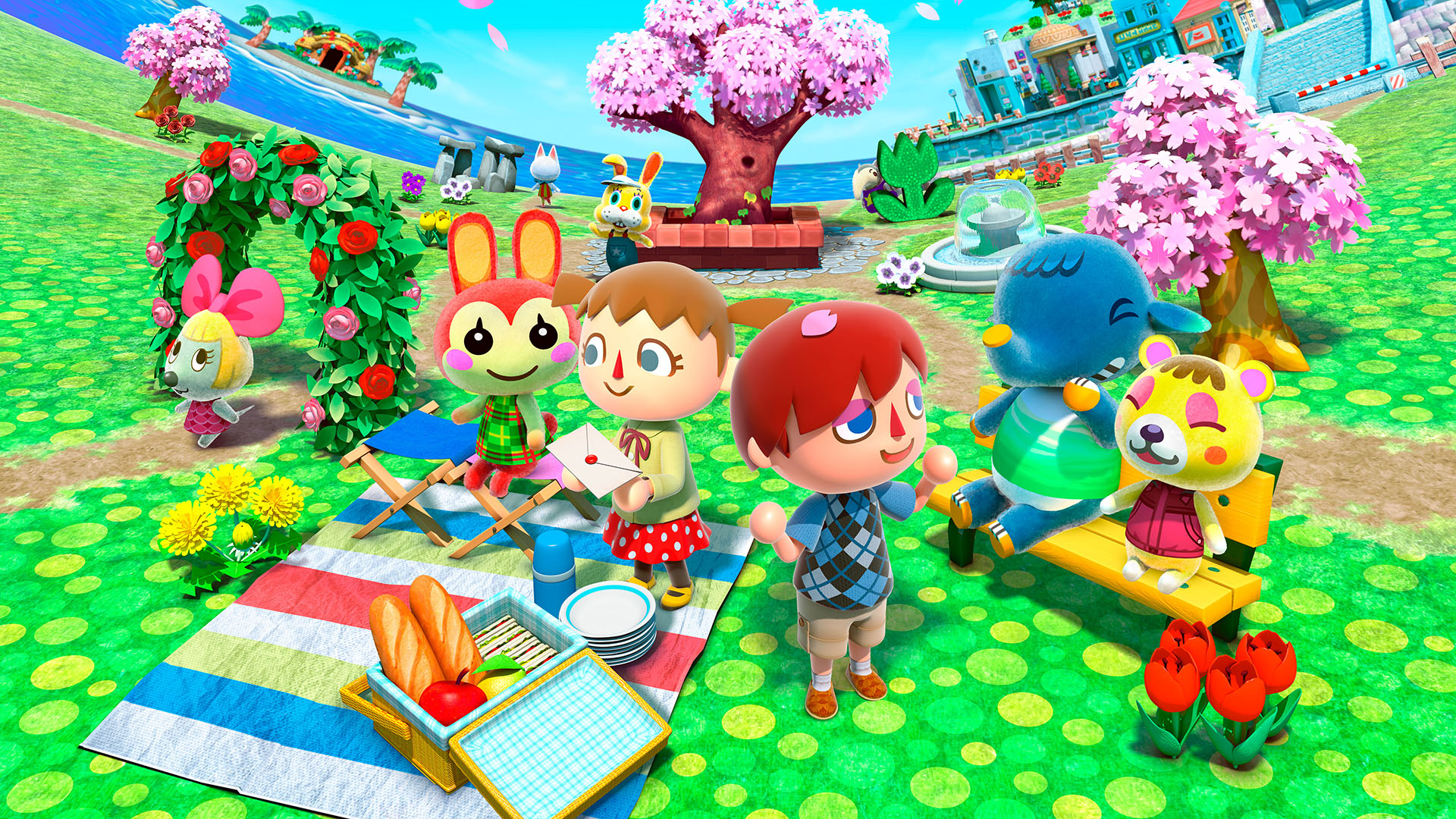 Animal Crossing New Leaf Video Game Wallpaper Of