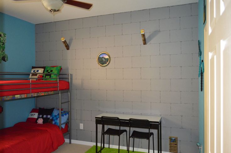 Minecraft Themed Bedroom Wallpaper Minecraft Theme Bedrooms