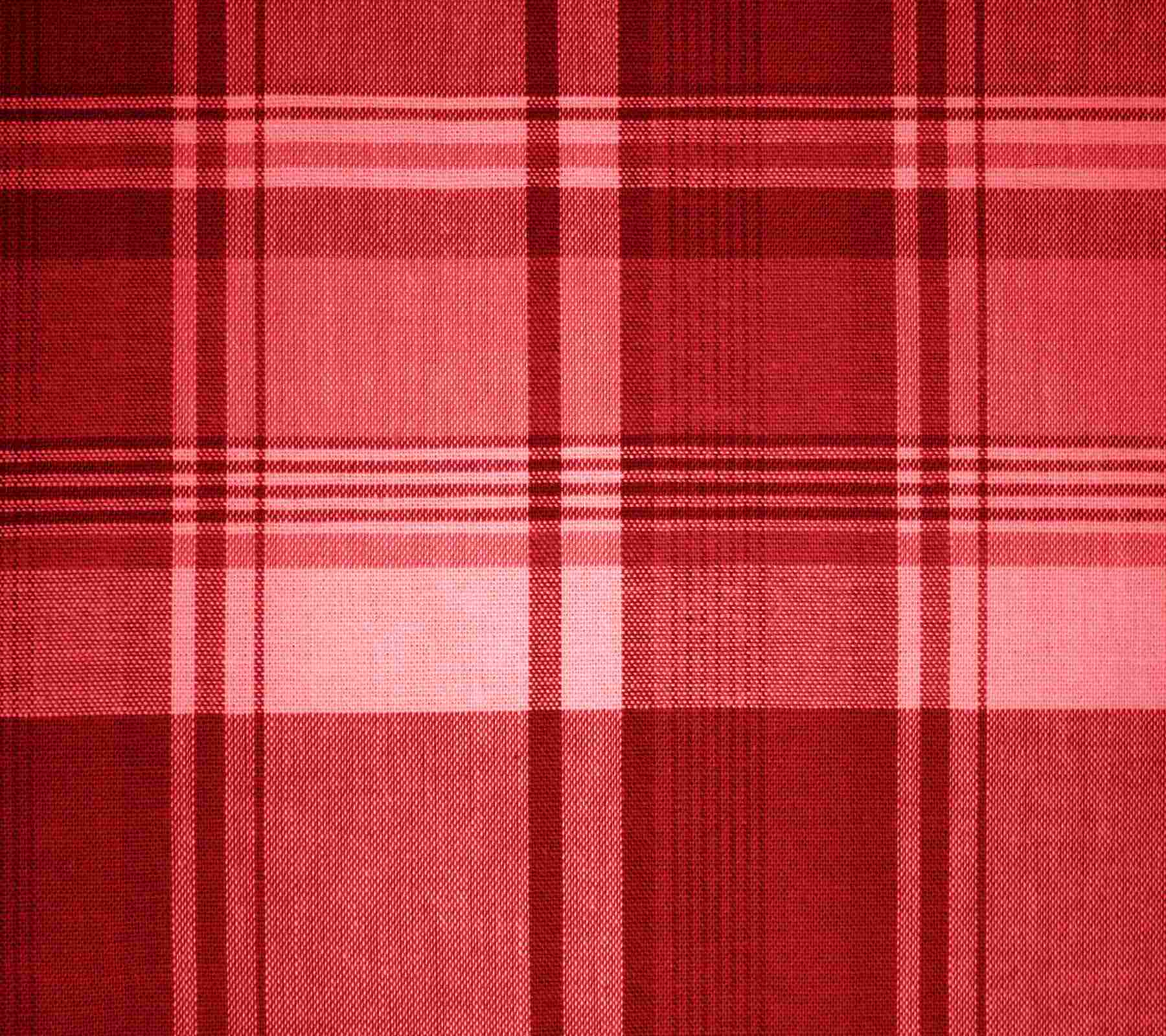 Red Plaid Fabric Background Image Wallpaper Or