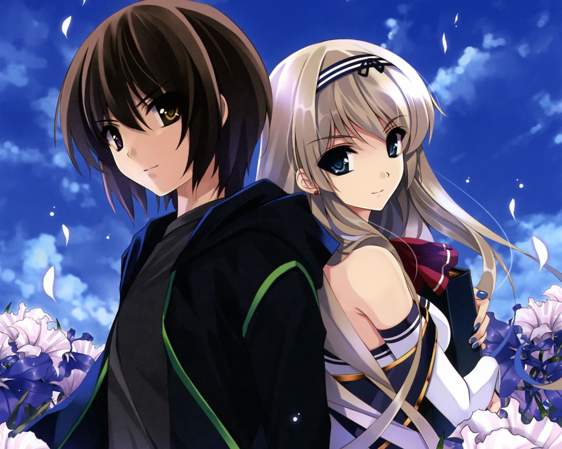  74 Sweet  Couple  Anime Wallpaper  on WallpaperSafari