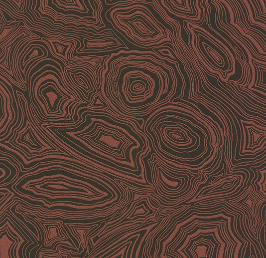  Wallpaper Metallic copper and black malachite effect wallpaper